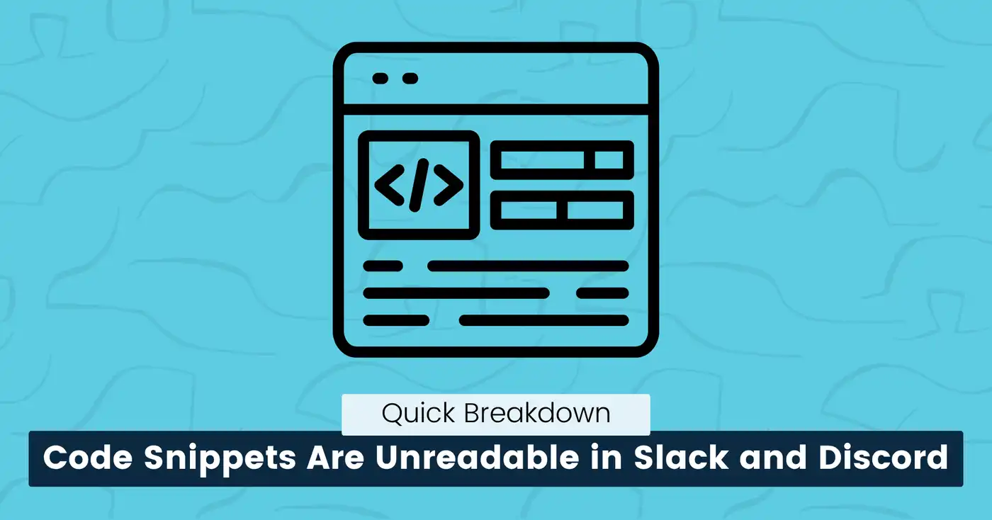 share code in Slack and Discord