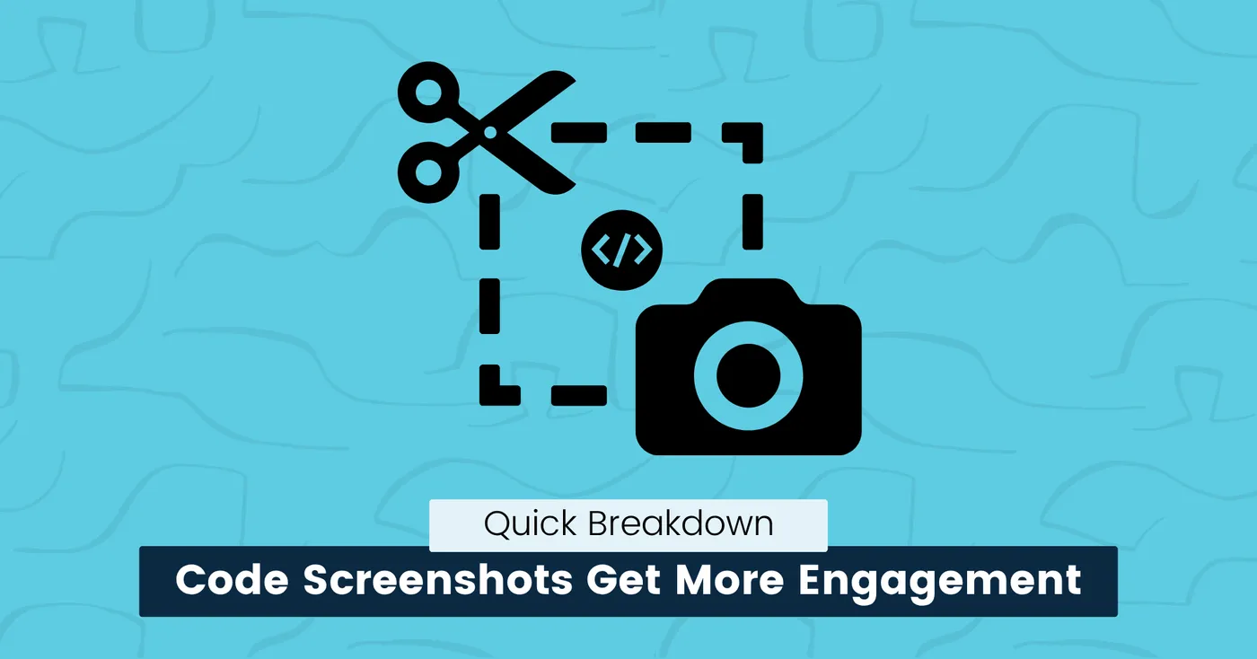 code screenshot engagement