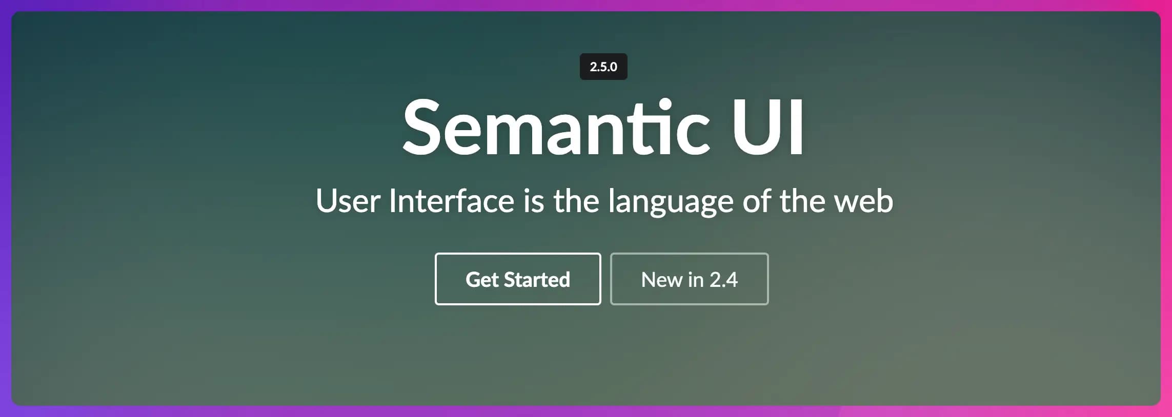 Semantic UI