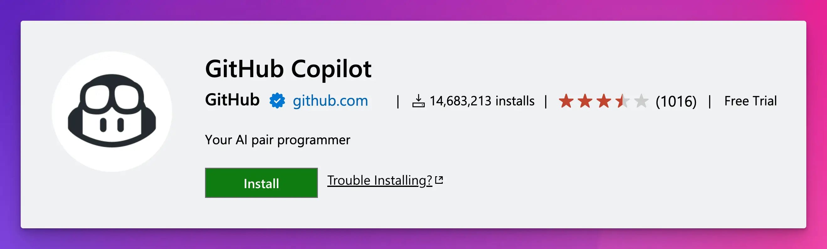 GitHub Copilot VSCode Extension