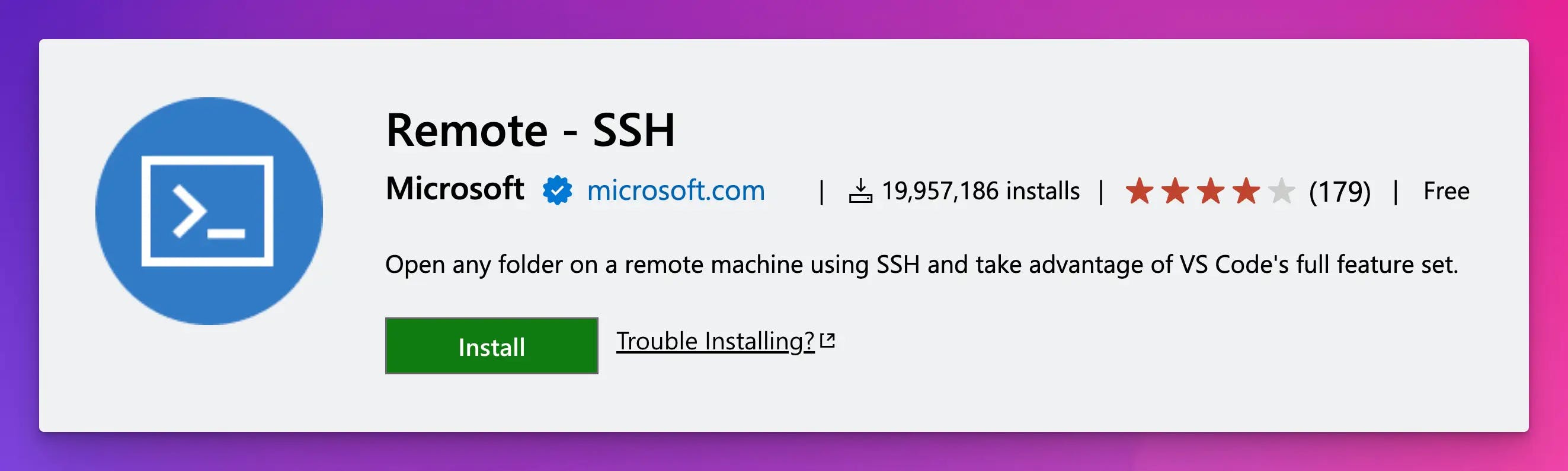 Remote SSH VSCode Extension