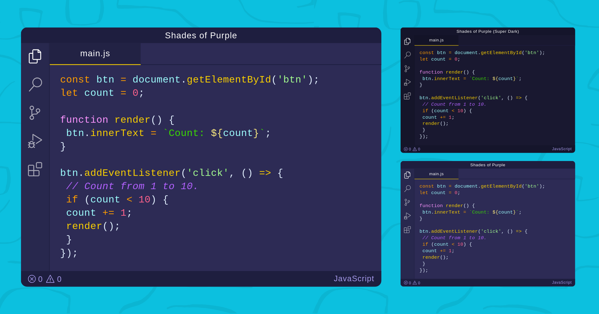 Shades of Purple VSCode Theme