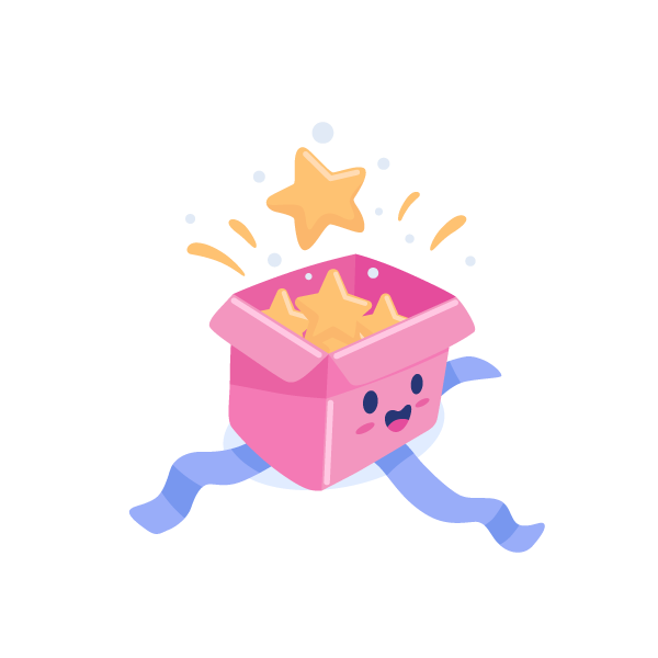 Illustration of a Box Opening